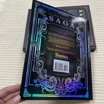 Foiled Holographic RPG Campaign Book Printing