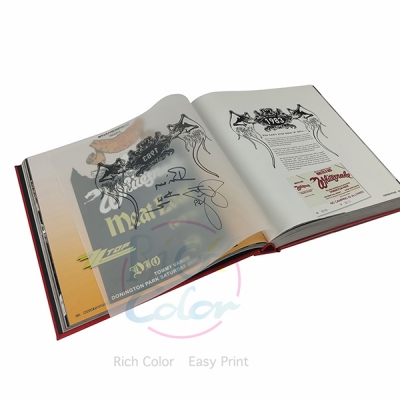 Elegant Leather Hardcover Book Printing