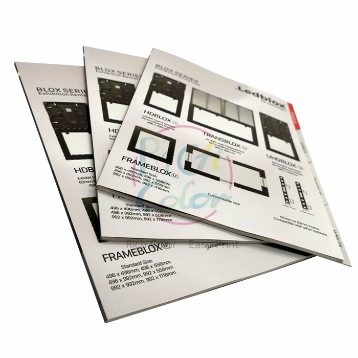 Product catalog with Index tabs