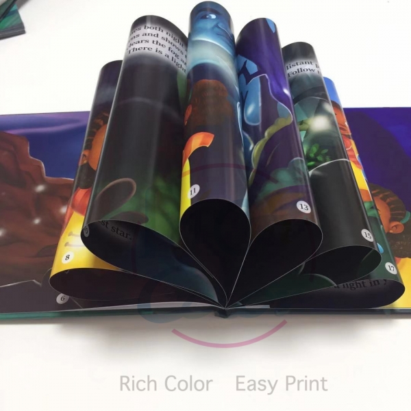 Shrink wrap Children Book printing factory Waterproof packing shrink